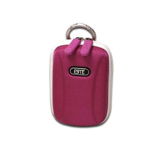 CaseCrown Compact Travel Case (Pink) for Canon PowerShot SD1200IS 10 MP Digital Camera