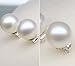 AnnieCos S925 8mm Pearl Stud Earrings