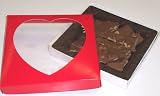 Scott's Cakes 1 lb. Milk Chocolate Walnut Bark in a Heart Box