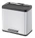 Hailo 0633-219 Trento �ko trio 33 Tret-Abfalltrenner, silber