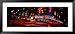 Buildings Lit Up at Night, Radio City Music Hall, Rockefeller Center, Manhattan, New York, USA Framed Art Poster Print by Panoramic Images, 51x23
