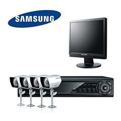 SAMSUNG Video�berwachung Set 4 Kanal H.264 DVR mit 17" Monitor 4 �berwachungskameras SDE-3170P