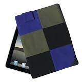 Adore June - Canvas iPad und iPad 2 H&uuml;lle / Tasche / Case f&uuml;r Apple iPad Wifi / 3G Model 16GB, 32GB, 64GB (blau)