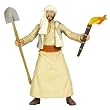 Indiana Jones Movie Series Raiders of the Lost Ark 4 Inch Tall Action Figure - Sallah in Simple Robe and Head Wrap with Shovel and Torch Plus Hidden Relic Accessories.