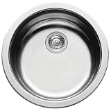 Pyramis Round Bowl Kitchen Sink - Stainless Steel