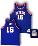 Detroit Pistons Bob Lanier #16 Mitchell & Ness Jersey - Size 54