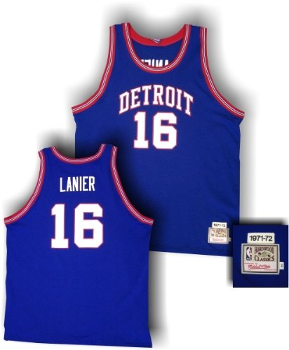 Detroit Pistons Bob Lanier #16 Mitchell & Ness Jersey - Size 54