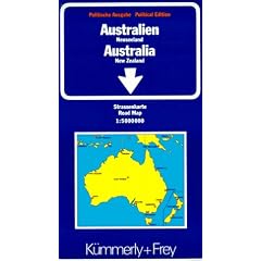 K�mmerly & Frey Karten, Australien, Neuseeland (International road maps)