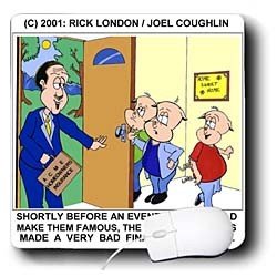 Londons Times Funny Animals Cartoons - Three Little Pigs And Homeowners Insurance - Mouse Pads
