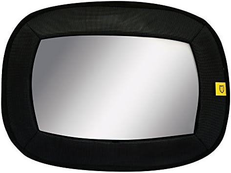 Back Seat Mirror by Backseat Guardian - Adjustable Lightweight - Shatter Proof - Car Seat Mirror with Big View Area - It remains Secure in the Headrest - This Baby Mirror for Car Is Built with Washable Polyester Surface - View Your Backseat At Any Angle Keeping Your Baby Safe All the Time
