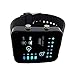 BesWLZ Technological Sense Binary Digital LED Waterproof Unisex Sports Wrist Watches Black