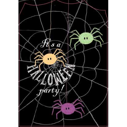 Spider Frenzy Invitations, 8ct