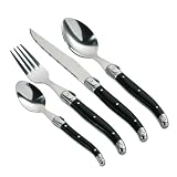 16 PC PIECE SWISS KITCHEN CUTLERY SET BLACK