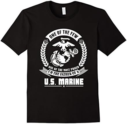 Men's Proud Father of a U.S. Marine 2XL Black