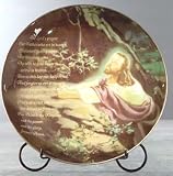 Jesus Praying Porcelain Plate