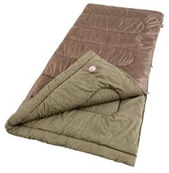 COLEMAN COMPANY Rocky Mountain 39" x 81" Big & Tall Sleeping Bag 4 LB Coletherm Ins