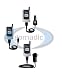 Samsung IP-A790 Car Auto Charger Wall AC Power USB Sync Charge Deluxe Kit w/ Tip Exch...