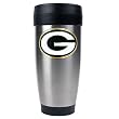 Green bay Packers NFL 16oz Stainless Steel Travel Tumbler - Primary Logo by Great American Products