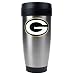 Green bay Packers NFL 16oz Stainless Steel Travel Tumbler - Primary Logo by Great American Products