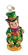 Christopher Radko Glass Leapin' Leprechaun Irish Christmas Ornament #1015280