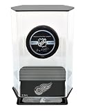 top sixtyfour Detroit Red Wings  Floating Hockey Puck Display