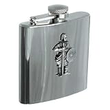 William Wallace 6oz Stainless Steel Hip Flask  from 6oz Hip Flask