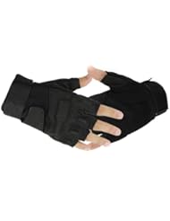 Sports: NSSTAR Military Half-finger Fingerless Tactical Airsoft Hunting Riding Cycling Gloves (Black, Medium) - Mrsight