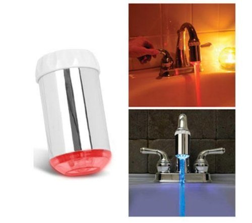 Chrome Faucet Light Led Heat Sensitive Color 