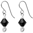 Titanium Black Earrings Made with SWAROVSKI ELEMENTS