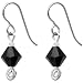 Titanium Black Earrings Made with SWAROVSKI ELEMENTS