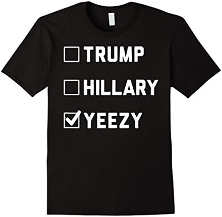 Men's Yeezy for president shirt Small Black