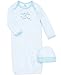 Little Me Baby 2-Piece Boys' Infant Nightgown & Hat Sets, 0-3 Months