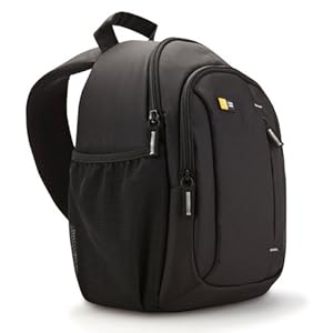 Case Logic TBC410K Sac bandoulière en nylon pour Appareil Réflex avec ses Objectifs Noir