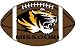 Missouri Tigers Large Football Rug 3.5' X 6'
