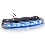 Weather Proof 8 LED Daytime Running Light DRL Lamp Kit For Mercedes Benz C-Class C300 C350 C63 AMG SUV ML350 ML450 R350 SLK