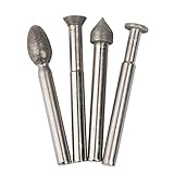 【ノーブランド品】ダイヤモンドバリ  バリビット 彫刻 エッチング 研削 セラミック DIY 愛好家  逆円錐 T字型