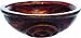 Kraus Tiger Eye Tempered Glass Bathroom Vanity Vessel Sink Bowl Basin