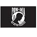 Valley Forge Nylon  P.O.W./M.I.A. Double Seal Flag, measures 3-Foot x 5-Foot