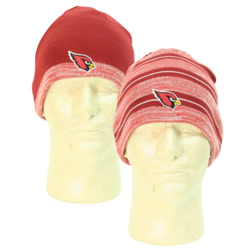 Arizona Cardinals Reversible Marled Stripe Winter Knit Hat - Red