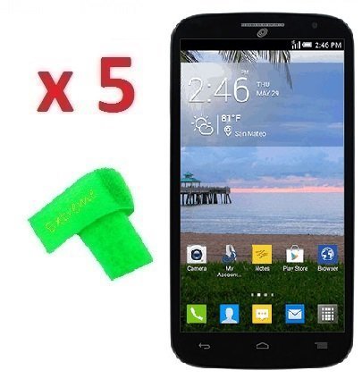 5 x Alcatel One Touch Pop Mega A995L Screen Protector Guard CLEAR PRE-CUT No Cutting Require Perfect Fit + EXTREME BRAND (5 x Clear Screen Protector)