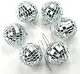 Cosmos &reg; 6 pcs 1.8 Inch Disco Ball Mirror Party Christmas Xmas Tree Ornament Decoration with Cosmos Fastening Strap
