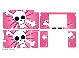 Pink Skull Design Protective Skin for Nintendo DSi