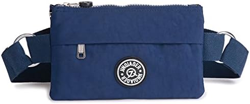 TESOON Womens Super Slim Close Fitting Waist Bag Dark Blue