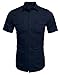Coofandy Men's Casual Slim Fit Short Sleeve Shirts