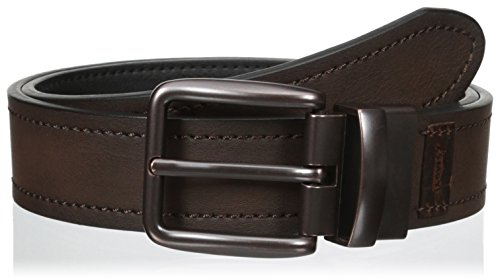 Levi's Men's 38 mm Reversible Belt with Logo Patch Detail