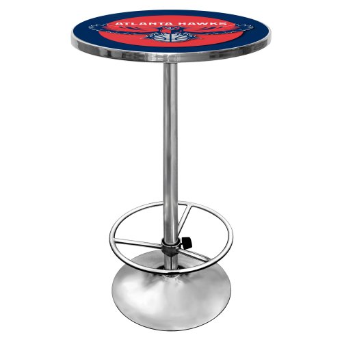 NBA Atlanta Hawks Chrome Pub Table