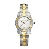 Bulova Ladies 98R120 Diamond Accented Two-Tone Watch by Bulova