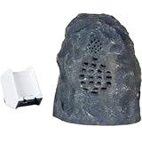 Grace Digital GDI-AQRCK400 Dual Powered Wireless Rock Speaker with Built-In Rechargeable Batteries and Dual Powered Transmitter