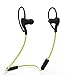 Masione® Sport Bluetooth Headphone Earphone Wireless Stereo Headset Earpiece with Microphone For iPhone Samsung LG Cell Phones Tablet (Black Green)