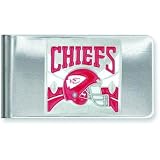 Stainless Steel NFL Kansas City Chiefs Money Clip